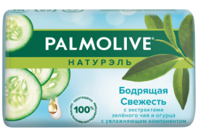 Palmolive мыло бодрящая свежесть зеленый чай и огурец 90гр
