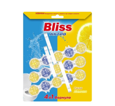 BLISS туалетные блоки подвесные сила лимона 3 шт