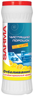 НК Сарма чистящий порошок лимон с антибактериальном эффектом 400г Уценка
