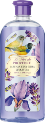 Le Flirt Du Provence мягкая гель пена ирис и лаванда 730 г