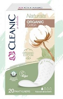 Cleanic Naturals Organic Cotton Прокладки ежедневные гигиенические  20 шт