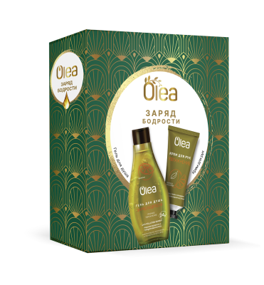 Подарочный набор olea заряд бодрости гель для душа заряд бодрости 300 мл крем для рук увлажняющий oil 50 мл