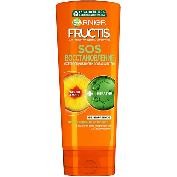 Fructis бальзам sos восстановление для поврежденных волос с маслом амлы и кератином 387 мл