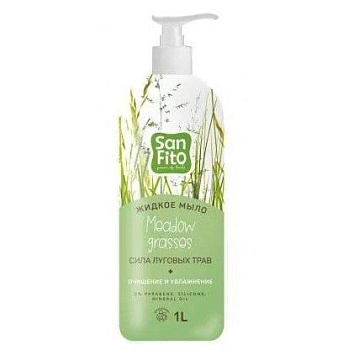 SANFITO жидкое мыло energy сила луговых трав 1 л