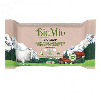 BioMio мыло хозяйственное Bio-Soap без запаха 200г