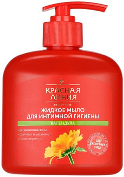 Красная Линия жидкое мыло для интимной гигиены календула 250 г