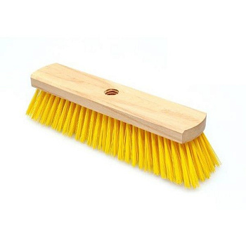 Pattern Щётка для пола, для дома 250 мм, мягкий светлый ворс, с резьбой