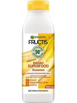 Fructis бальзам-ополаскиватель SuperFood банан 350мл