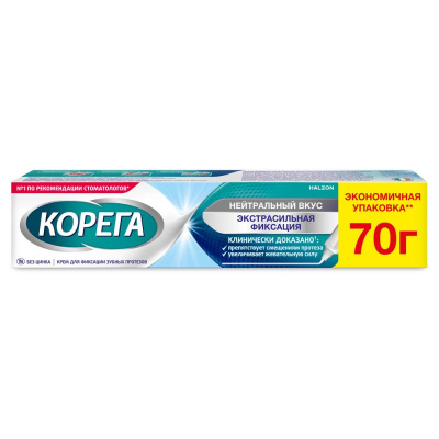 Корега нейтральный вкус крем 70 г Уценка