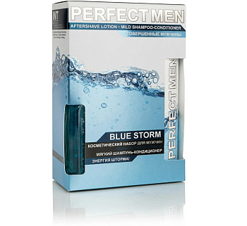 ПН men perfect men blue storm шампунь кондиционер для волос 250 мл лосьон после бритья 100 мл