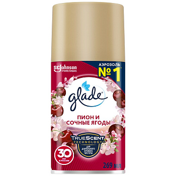Glade automatic запасной баллон пион и сочные ягоды 269 мл