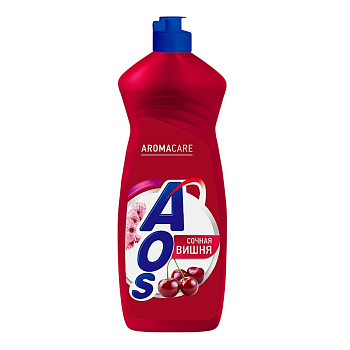 Aos средство для мытья посуды сочная вишня 900 мл new