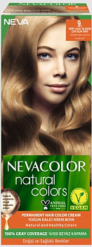 Nevacolor Natural Colors стойкая крем краска для волос 9. VERY LIGHT BLONDE блондин очень светлый