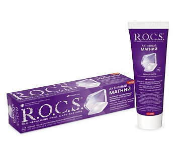 ROCS зубная паста Активный магний 94г