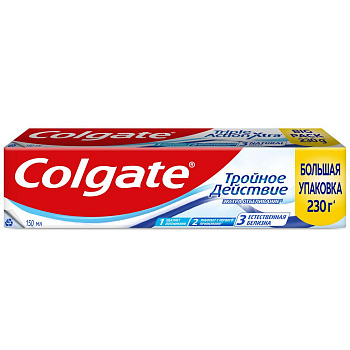 Colgate зубная паста тройное действие экстра отбеливание 150 мл