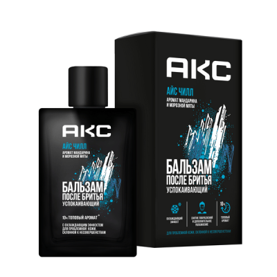 Акс айс чилл бальзам после бритья успокаивающий с охлаждающим эффектом 100 мл