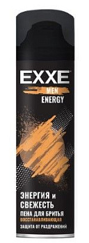 EXXE MEN пена для бритья восстанавливающая energy 200 мл 6шт в кор
