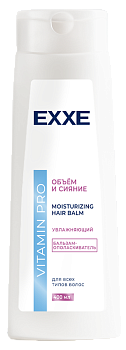 Exxe бальзам ополаскиватель vitamin pro объём и сияние 400 мл