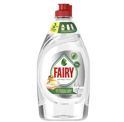 Fairy pure&clean средство для мытья посуды 450 мл