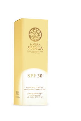 Natura Siberica Sun солнцезащитный увлажняющий bb крем для лица spf 30  50 мл