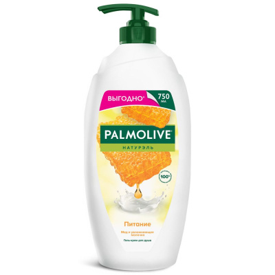 Palmolive натурэль гель крем для душа женский питание с увлажняющим молочком 750 мл