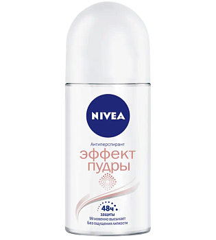 Nivea део шарик женский эффект пудры 50 мл