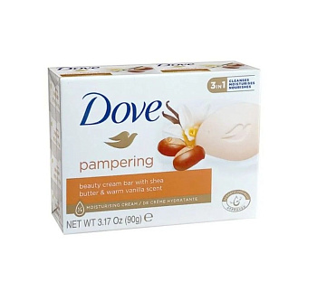 Dove крем мыло cream bar объятия нежности масло ши и ваниль 90 гр