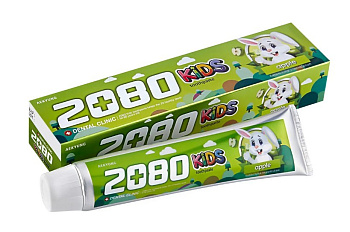 2080 зубная паста детская 2+ Яблоко 80г