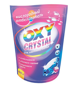 Oxy crystal отбеливатель для цветного белья Кислородный 600г