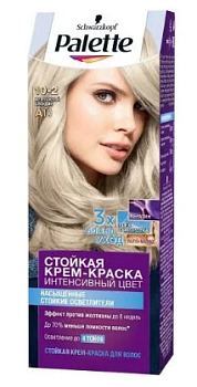 Palette крем краска для волос жемчужный блондин 10.2