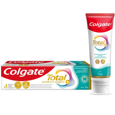 Colgate зубная паста пррофессионал чистка гель 75 мл Уценка