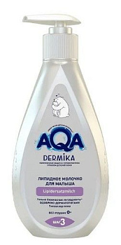 AQA baby new dermika липидное молочко для малыша 250 мл
