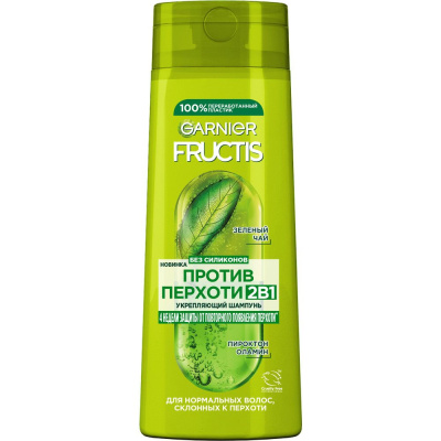 Фруктис шампунь прротив перхоти 2 в 1 400 мл
