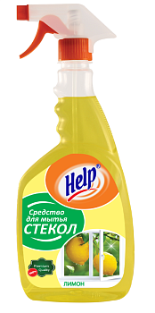 Help средство для мытья стёкол лимон с курком 0,75 л