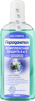 Пародонтол ополаскиватель для полости рта комплексная защита 6 в1 300 мл