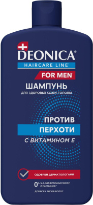 Deonica for men шампунь против перхоти 750 мл
