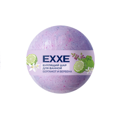 Exxe бурлящий шар для ванной вербена и бергамот 120 г