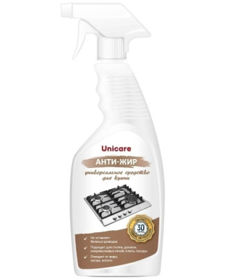 Unicare универсальное чистящее средство для кухни Анти-жир ПНД 0,6л