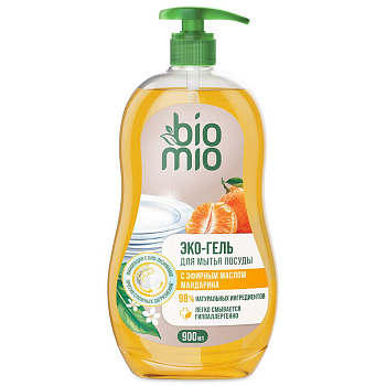 BioMio эко гель для мытья посуды с эфирным маслом мандарина 900 мл