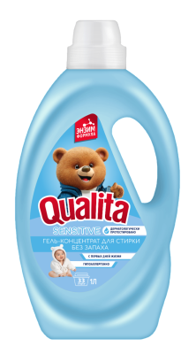 Qualita гель для стирки детского белья флакон 1000 мл