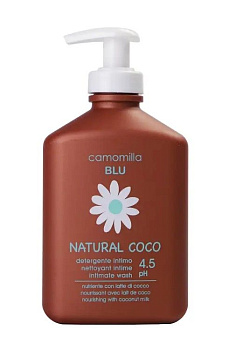 Camomilla Blu  гель для интимной гигиены natural coco с кокосом 300 мл