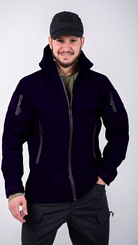 Мужская куртка SOFTSELL  SFT-1003 Темно-синий XL