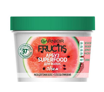Fructis маска Superfood арбуз 390мл
