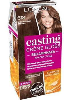 L`oreal Casting Creme Gloss краска для волос 618 Ванильный мокко