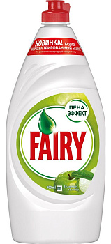 Fairy средство для мытья посуды зеленое яблоко 900мл