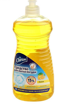 Чиртон Средство для мытья посуды Лимон 500мл + 75мл