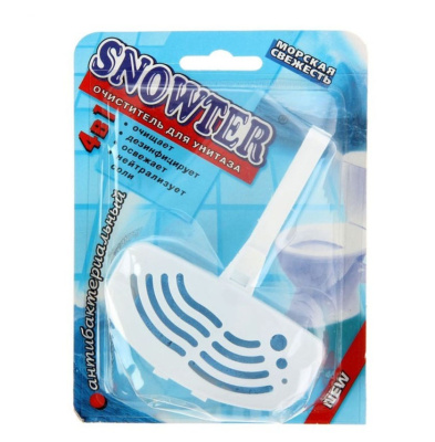 Snowter очиститель для унитаза морская свежесть (блистер) 40г