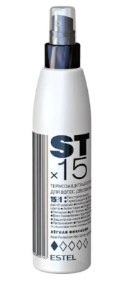Estel двухфазный термозащитный спрей для волос 15 в1 st15 легкая фиксация 200мл