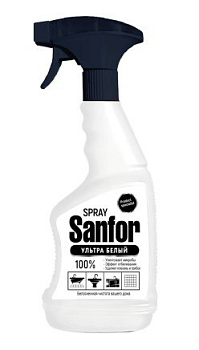 Sanfor средство санитарно гигиеническое спрей универсал ультра белый 500мл