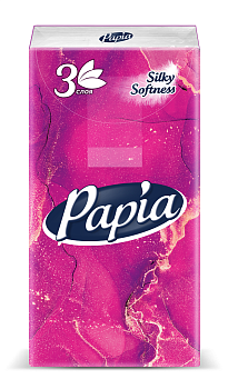 Papia носовые платочки classical 3 хслойные 10 шт